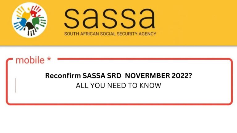 Reconfirm Sassa Srd R350 Grant November All You Need To Know Sassa News 9583