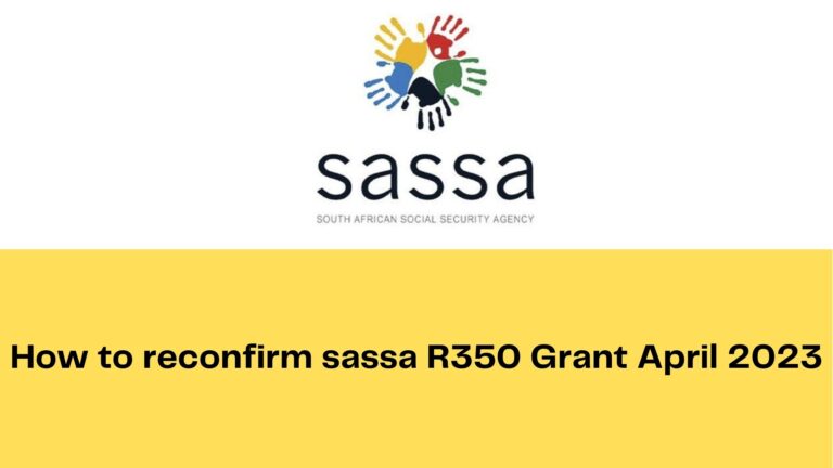 Reconfirm SASSA SRD R350 grant April at srd.sassa.gov.za – SASSA NEWS